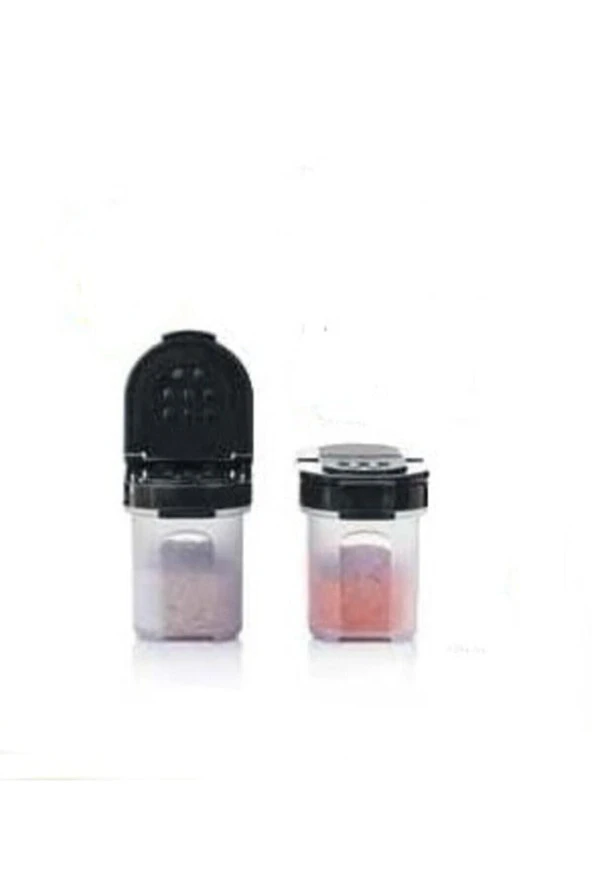 Tupperware Baharatçık Set 2li Siyah Kapak ürün görseli 1