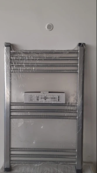 EURASİA 500X800 10 BORULU KROM HAVLUPAN + 2 ADET RADYATÖR VANASI
