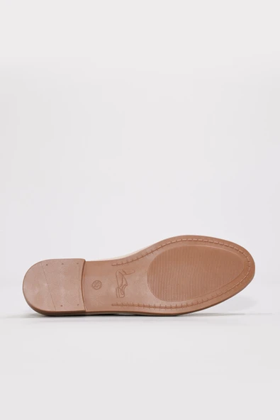 Hakiki Deri  Kadın Babet Ayakkabı 419ZAE-15LP - Resim 5