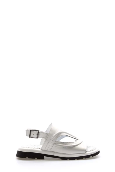 Hakiki Deri  Kadın Klasik Sandalet 710ZA972 - Resim 2