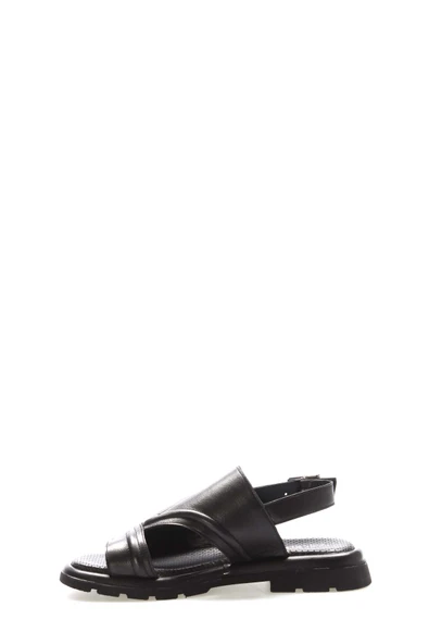 Hakiki Deri  Kadın Klasik Sandalet 710ZA972 - Resim 8