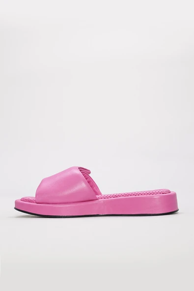 Hakiki Deri  Kadın Düz Terlik 710ZA247 - Resim 11