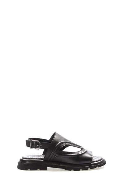 Hakiki Deri  Kadın Klasik Sandalet 710ZA972 - Resim 7