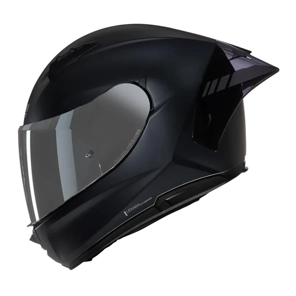 NOLAN N60-6 SPORT ARGENTO 333 MAT SİYAH GÜMÜŞ CAM KAPALI KASK - 2