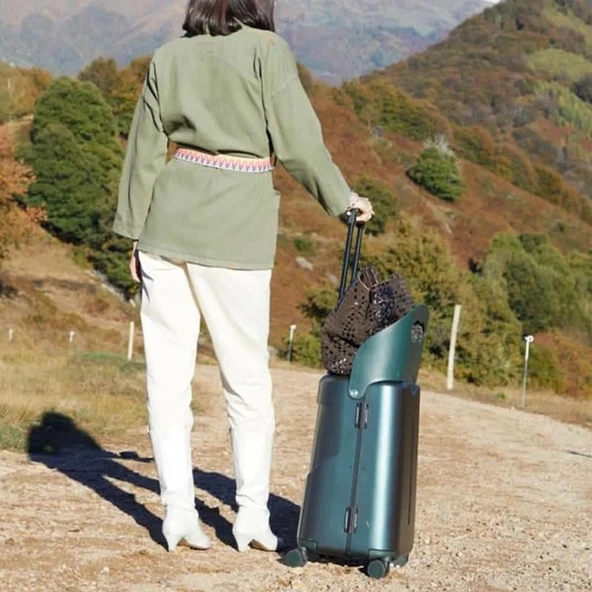 MiaMily Carry On Kabin Boy Valiz - Forest Green - 7