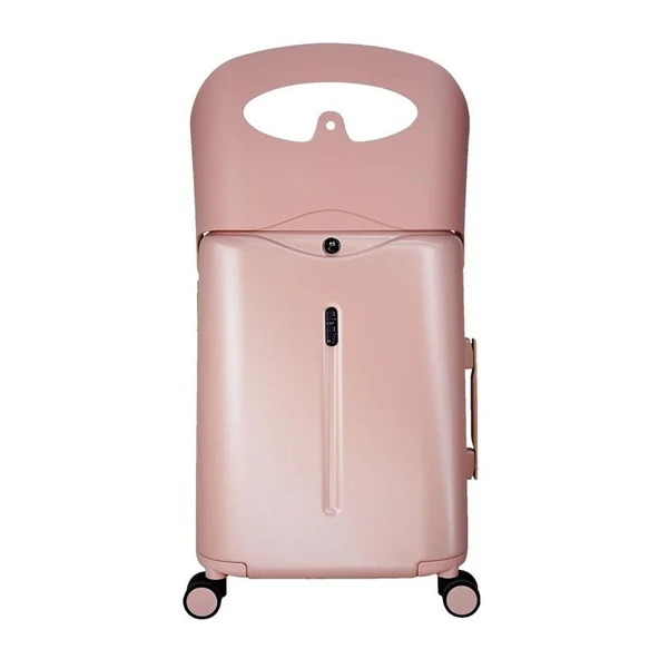 MiaMily Carry On Kabin Boy Valiz - Dusty Pink - 4