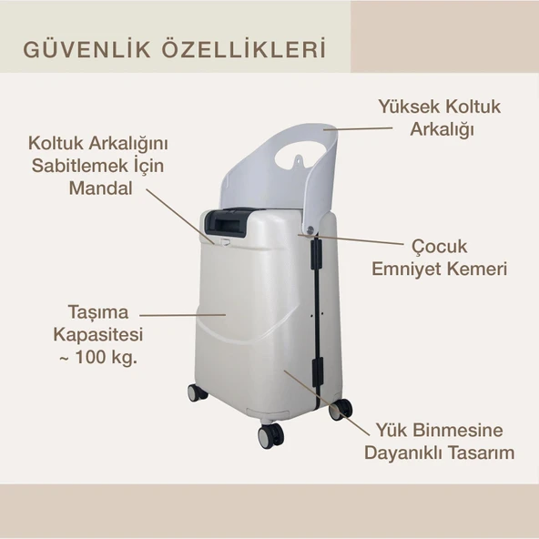 MiaMily Carry On Kabin Boy Valiz - Mist Grey - 6