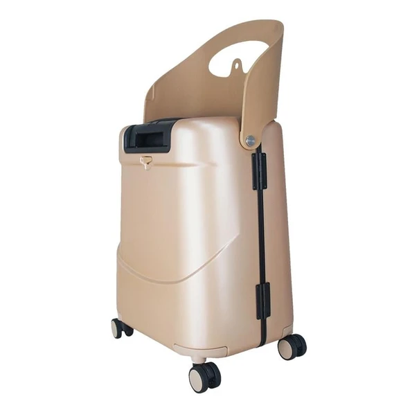 MiaMily Carry On Kabin Boy Valiz - Champagne Gold