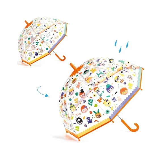 Djeco Sihirli Şemsiye - Faces - 4