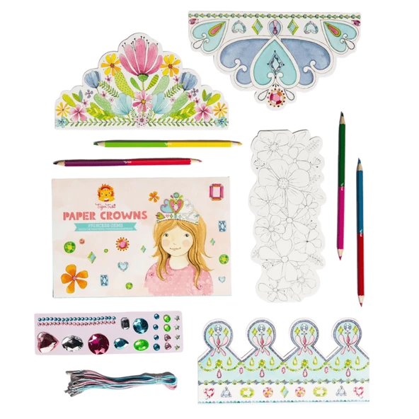 Tiger Tribe Kağıt Taçlar - Prenses Mücevherleri - Resim 2