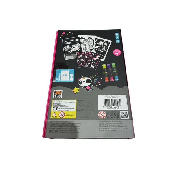 Tiger Tribe Neon Boyama Seti - Unicorns and Friends - 4