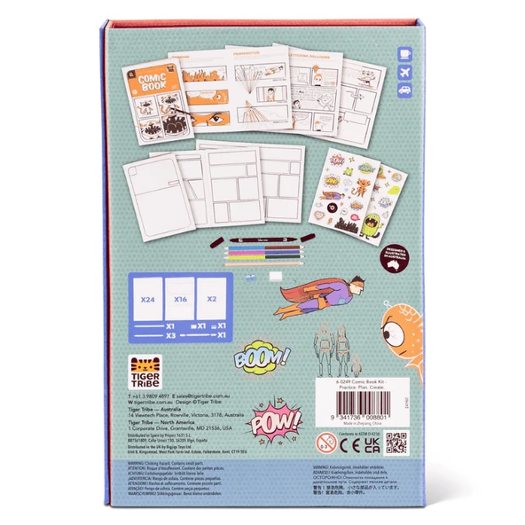 Tiger Tribe Comic Book Kit - Practice Plan Create - 9