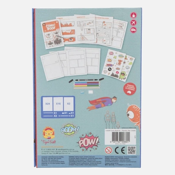 Tiger Tribe Comic Book Kit - Practice Plan Create - 3