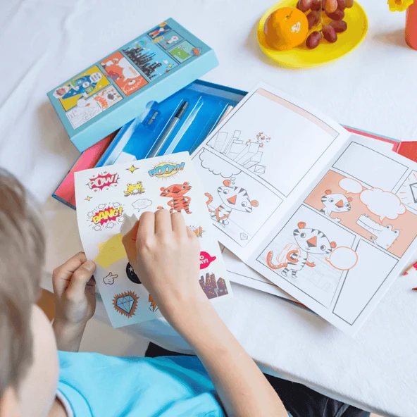 Tiger Tribe Comic Book Kit - Practice Plan Create - 4