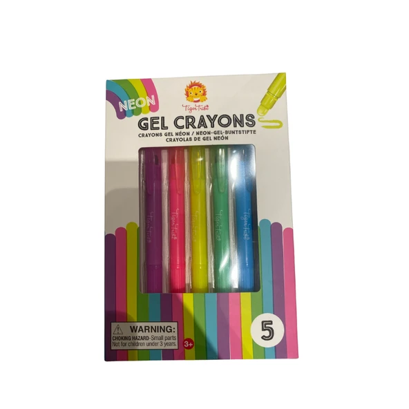 Tiger Tribe 5'li Neon Jel Pastel Boya Kalemi - 6