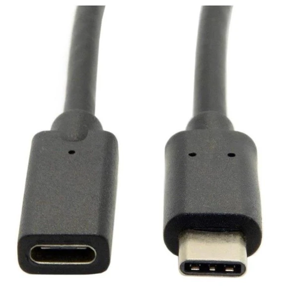 4340 Type C USB 3.1 Uzatma Kablosu Ekleme Dişi Erkek Uzatıcı Kablosu 1 Metre - Resim 2