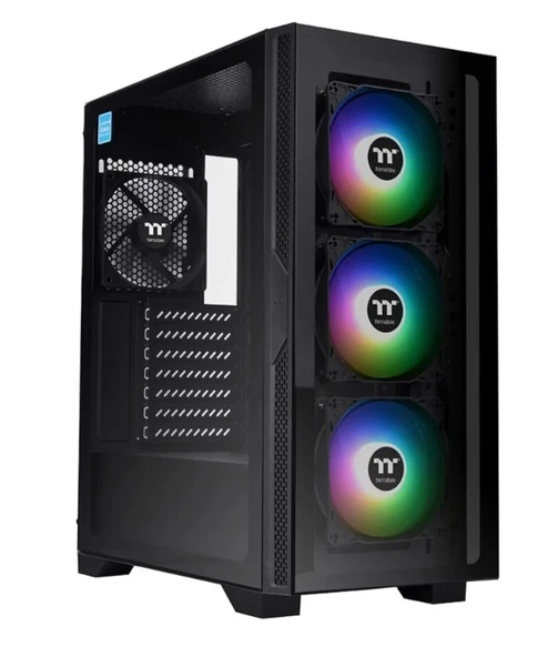 Thermaltake Versa T25 550W 80+ ARGB 3x120mm Fan Tempered Glass Pencereli Oyuncu Kasası