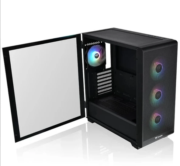 Thermaltake S250 TG 750W 80+ Bronze ARGB 4x120mm Fan Mesh Ön Panel Pencereli Oyuncu Kasası - 3