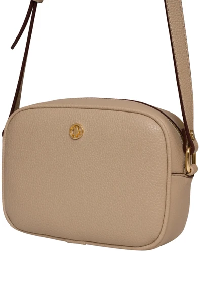 U.S. Polo Assn. Kadın Postacı Çantası Bej US25195 - Resim 6