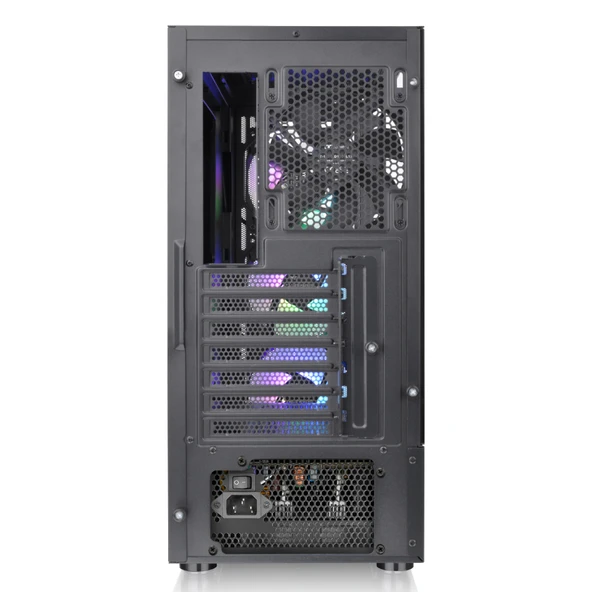 Thermaltake S200 TG 550W 80+ ARGB 3x120mm Fan Mesh Ön Panel, Tempered Glass Pencereli Oyuncu Kasası - 3