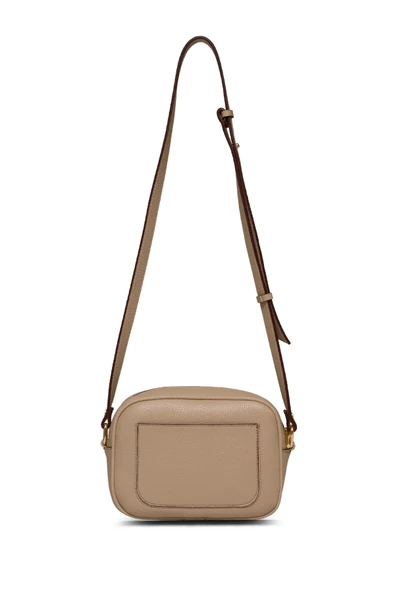 U.S. Polo Assn. Kadın Postacı Çantası Bej US25195 - Resim 4