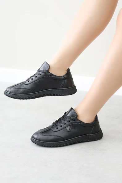 Hakiki Deri  Kadın Casual Ayakkabı 246ZA2003 - Resim 7