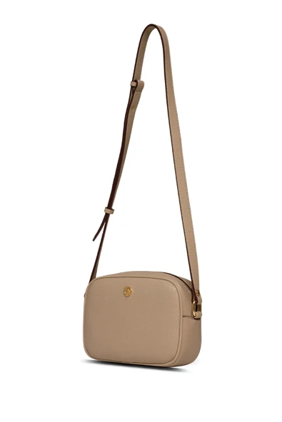 U.S. Polo Assn. Kadın Postacı Çantası Bej US25195 - Resim 7