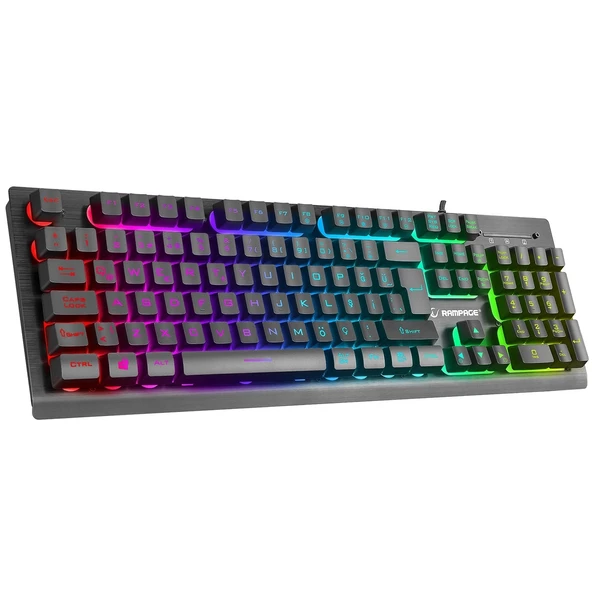 Klavye Oyuncu Gaming RGB Aydınlatmalı Rampage MIRACLE K2