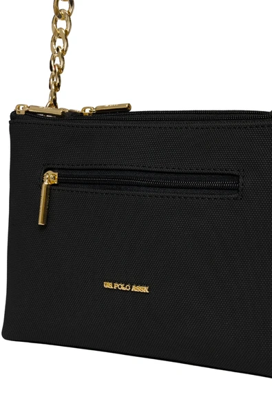U.S. Polo Assn. Kadın Postacı Çantası Siyah US25253 - Resim 4