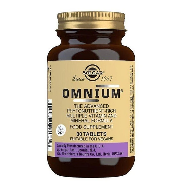 Solgar Omnium 30 Tablet ürün görseli