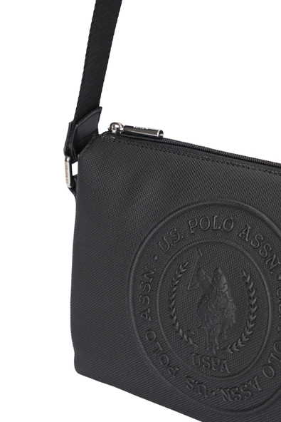 U.S. Polo Assn. Kadın Postacı Çantası Siyah US25268 - Resim 5