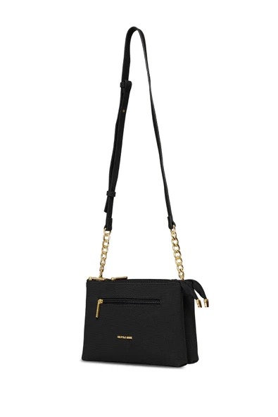 U.S. Polo Assn. Kadın Postacı Çantası Siyah US25253 - Resim 6