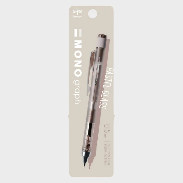 Tombow Mono Graph Pastel Glass Color 0.5mm Mekanik Kurşun Kalem Soft Mocha / DPA-149B