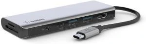 7'si 1 Arada Çok Bağlantı Noktalı USB C Hub (4k Hdmı, Usb-C, 2 x USB A, 3,5 mm Ses, Sd 3.0 Yuvası Için Micro-Sd 3.0 Ile)), AVC009BTSGY Teşhir - 2