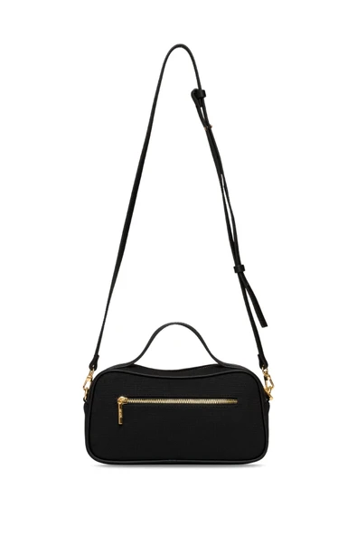 U.S. Polo Assn. Kadın Postacı Çantası Siyah US25270 - Resim 4