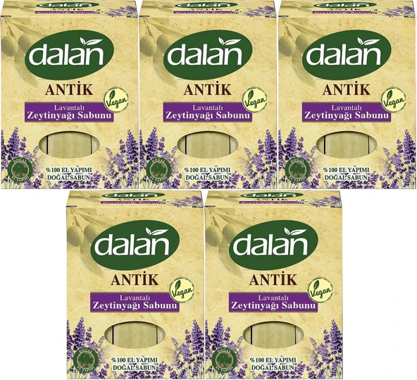 Dalan Antik Defneli Zeytinyağı Sabunu 900GR Lavantalı (5 Li Set)