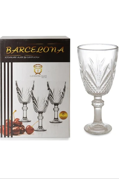 Barcelone 6 Lı Ayaklı Bardak   -9098
