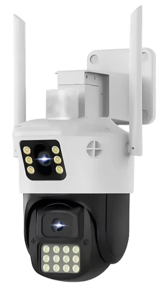 3mp+3mp Wifi Çift Lens Kamera -alarm
