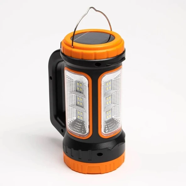 KA-779 3w+15w Uzun Menzilli Solar Güneş Panelli Ultra Güçlü Ledli Şarjlı Fener - 2