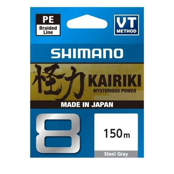 Shimano Kairiki 8 Steel Gray Misina150m   0.06mm