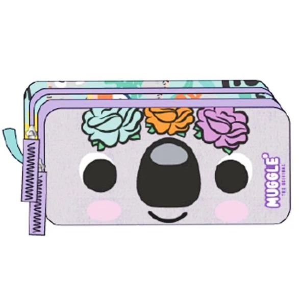 Muggle 3 Bölmeli Koala Okul Çantası + Beslenme Çantası + Kalemlik - 6