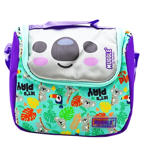 Muggle 3 Bölmeli Koala Okul Çantası + Beslenme Çantası + Kalemlik - 2