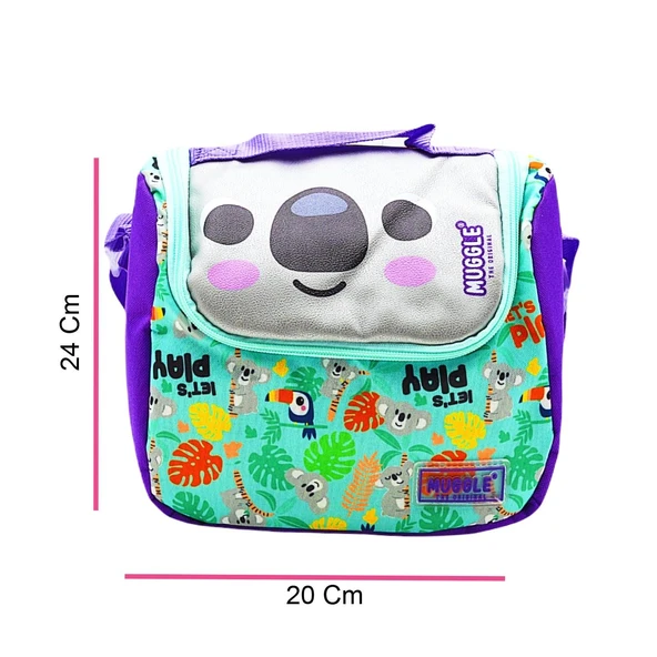 Muggle 3 Bölmeli Koala Okul Çantası + Beslenme Çantası + Kalemlik - 3