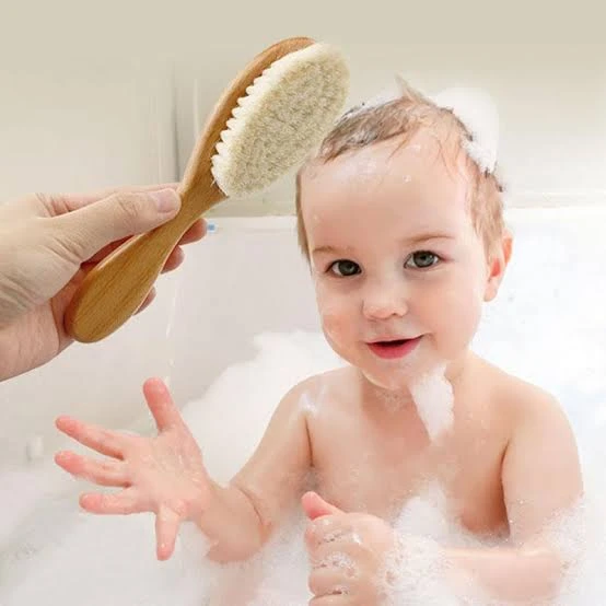 Keçi Kılı Organik Bebek Banyo Tarağı - 2