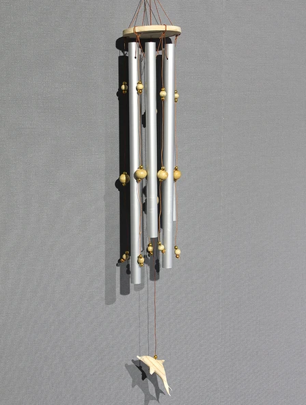 Boncuklu Metal Rüzgar Çanı Model 1 - 1