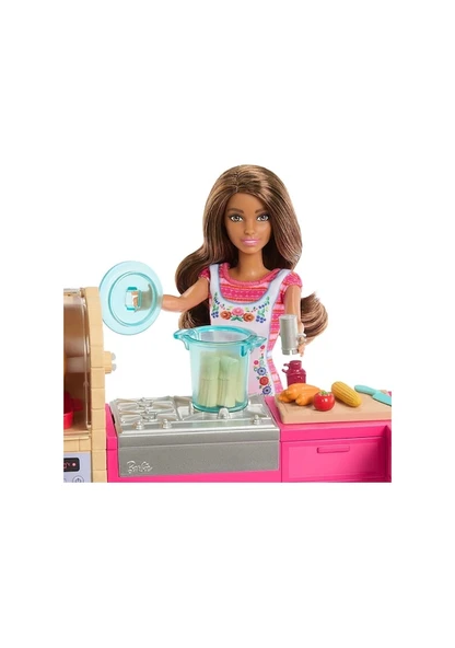 Barbie Teresa ve Mutfağı Oyun Seti JCT06 Lisanslı Ürün - 6