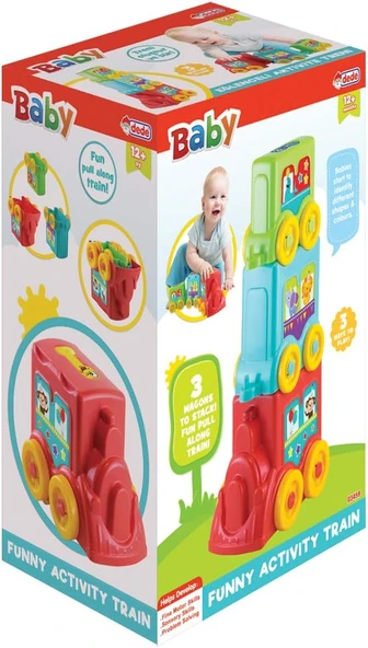 Dede Baby Tren Kule Aktivite Treni Eğitici Oyuncak - 2