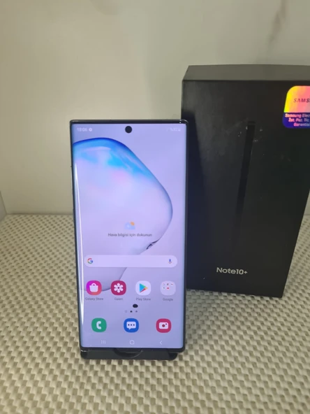 SAMSUNG GALAXY NOTE 10 PLUS 256GB SİYAH KUTULU ADINIZA FATURALI GARANTİLİDİR - 1
