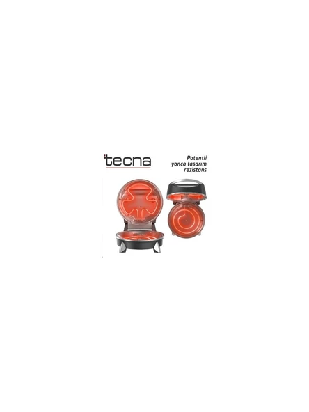 Tecna 6850 Pizza Fırını - Multi Cooker Kırmızı - Resim 4