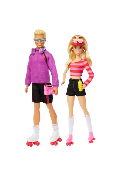 Barbie Ken 65. Yıl 2'li Parti Bebekleri HXK90 Lisanslı Ürün - 1